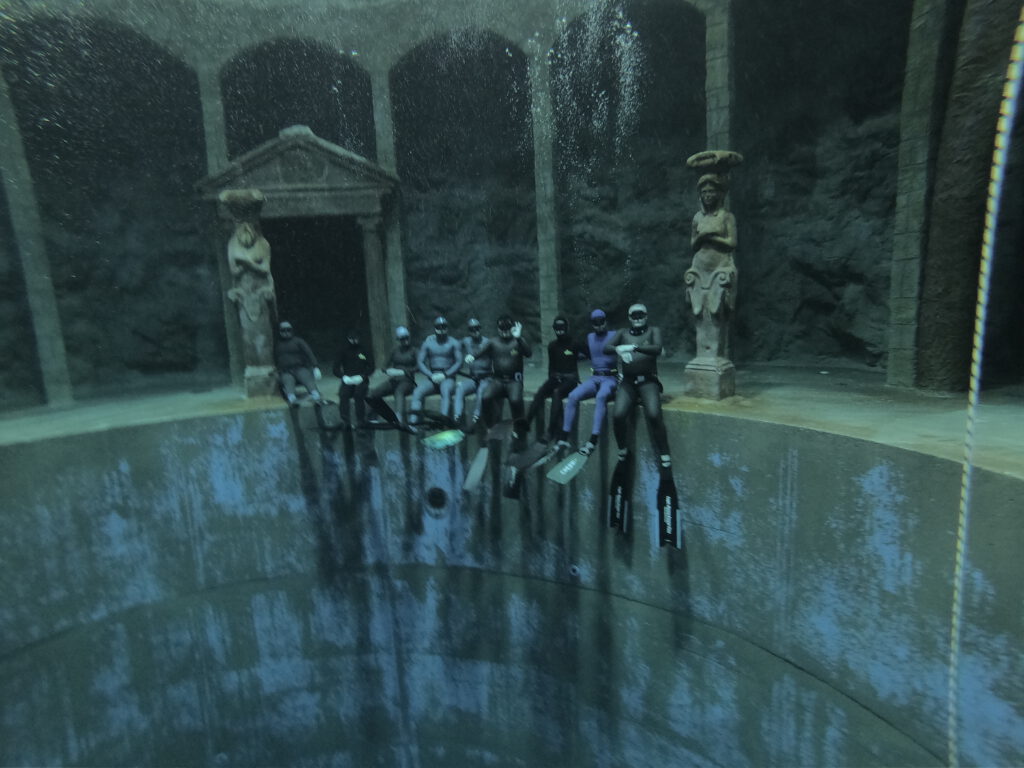 Gruppenbild im Dive4Life auf 7m Tiefe